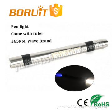 Mini Pen Light 365nm 3W LED Purple Light LED Flashlight